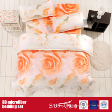 Gedruckte Microfiber große Blume 3D Bettwäsche drucken